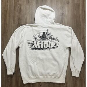 Y2K‎ Famous Stars And Straps Skateboard Zip Hoodie Travis Barker Size XL